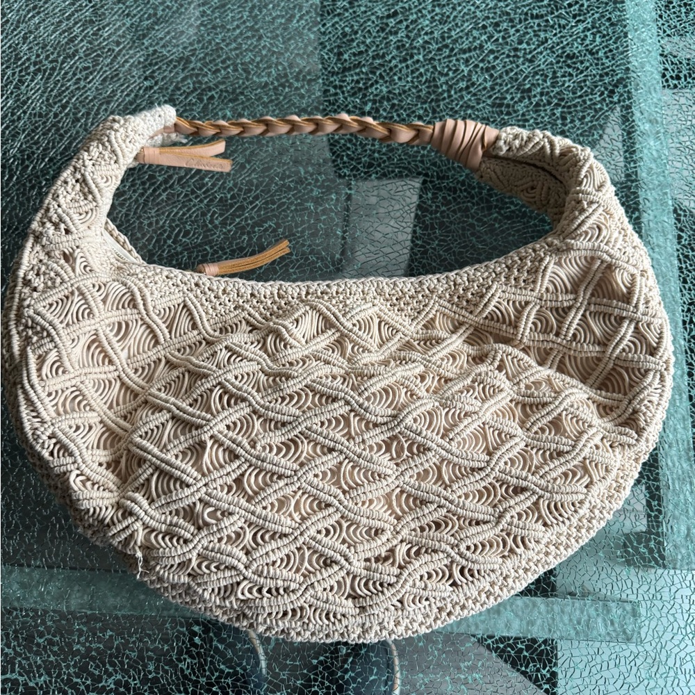 Cleabella Braided Handle Cream Women‎ Bag - Picture 2 of 8